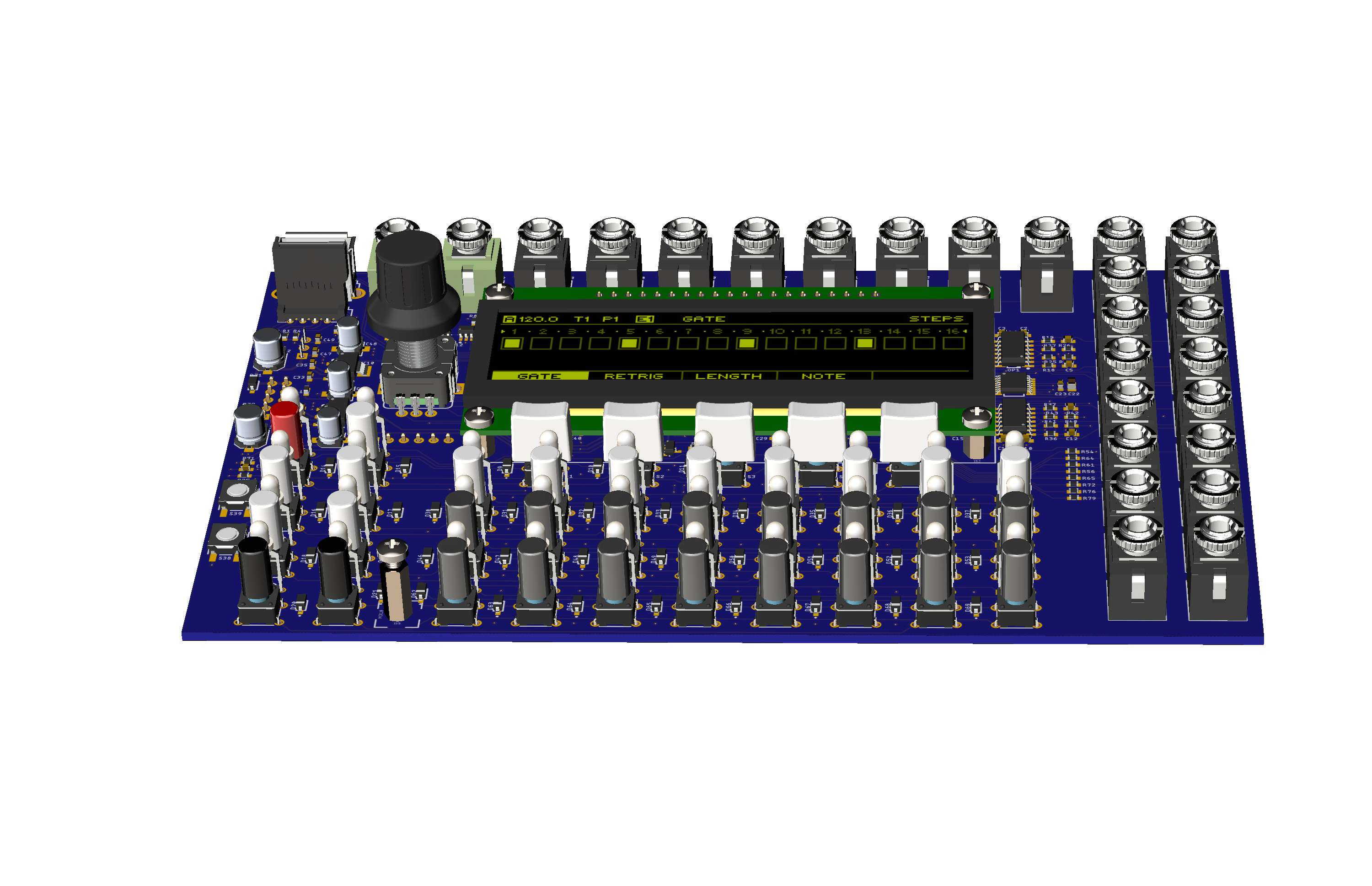 从KiCAD到Autodesk EAGLE的设计转移和PCB的新布线 可变风格的黑色和银色前面板